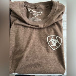 Ariat Mens Brown T Shirt Size Medium